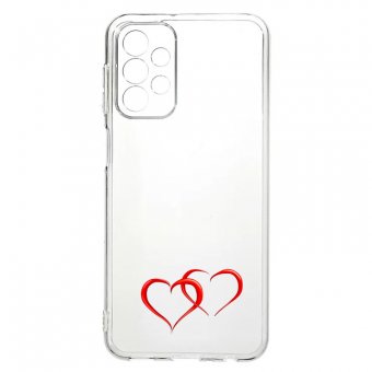 Husa 1.5 mm Clear Printed TPU Apple Iphone 11 (6.1) Hearts