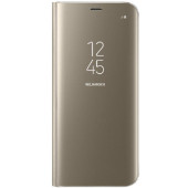 Husa Clearview Samsung A605 Galaxy A6 Plus gold